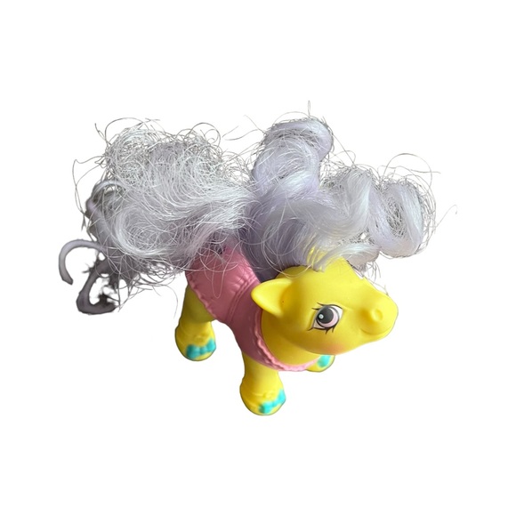 Vintage 1990 G1 My Little Pony Baby Toe Dancer MLP Yellow Pink Purple Ballerina - Picture 10 of 16